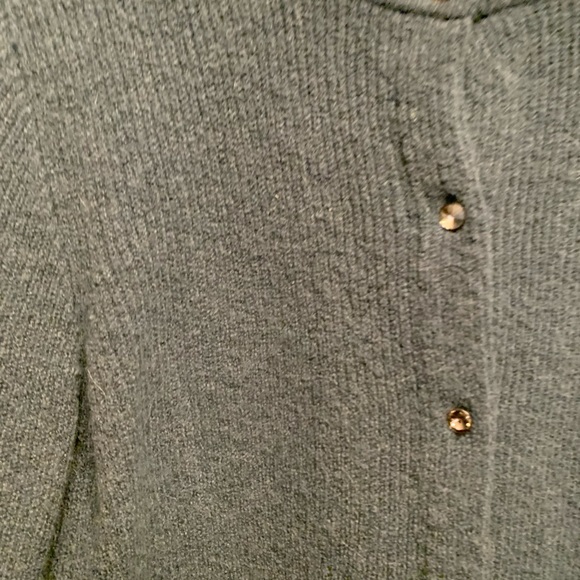 Jcrew Ribbed Cardigan with Jeweled Buttons - Picture 8 of 11